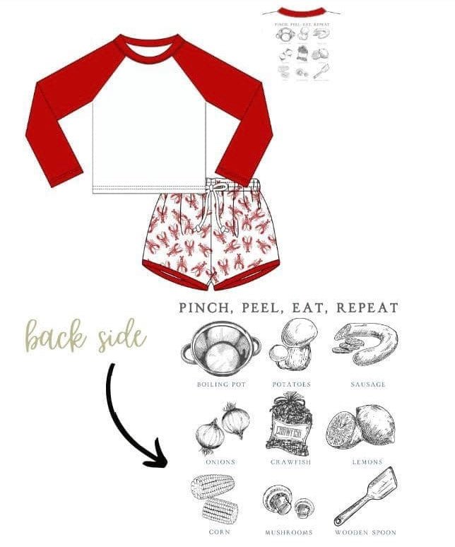 Crawfish 2 piece Swim Set - The Bump & Company LLC