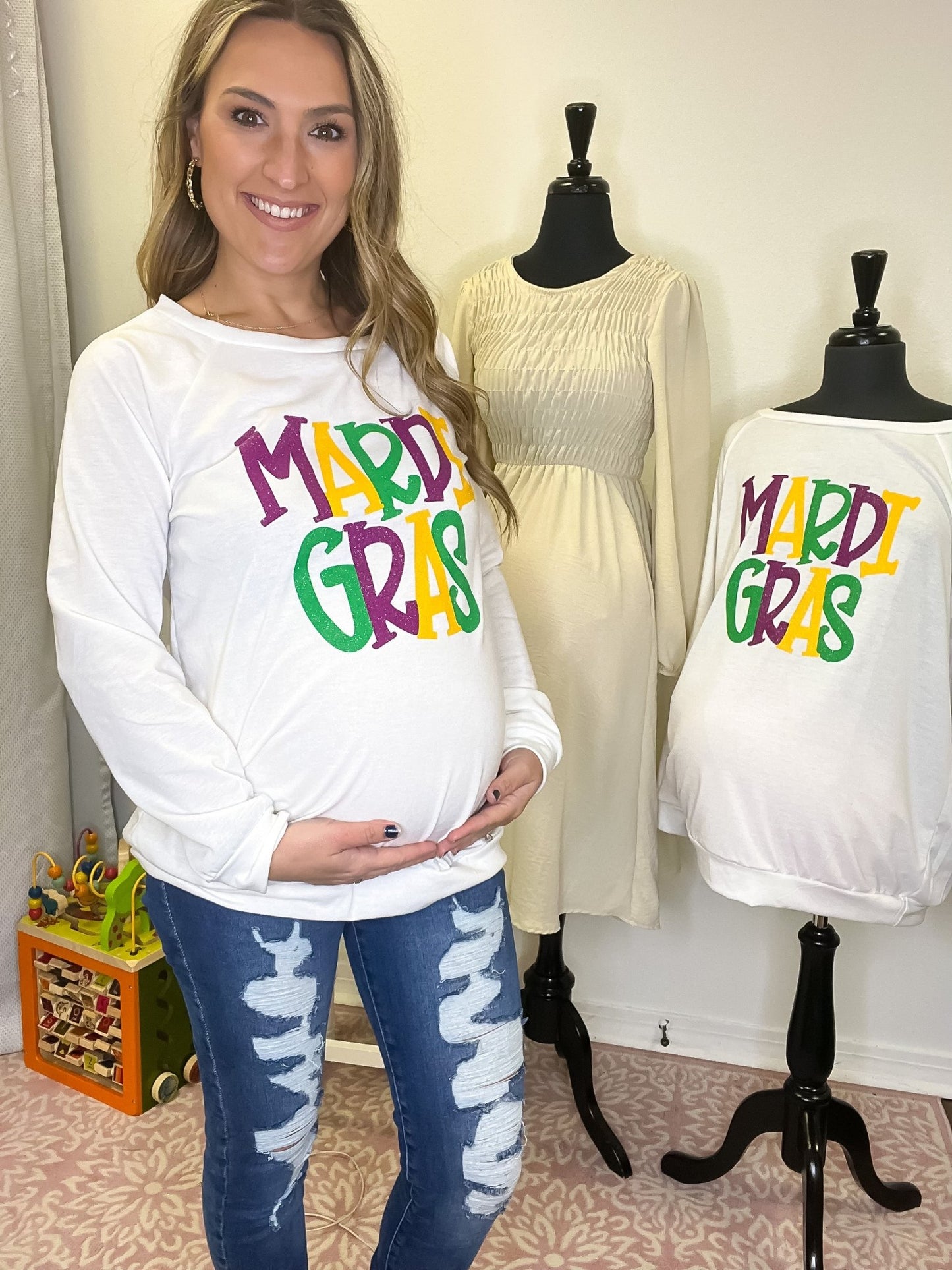 Mardi Gras Pullover - The Bump & Company LLC