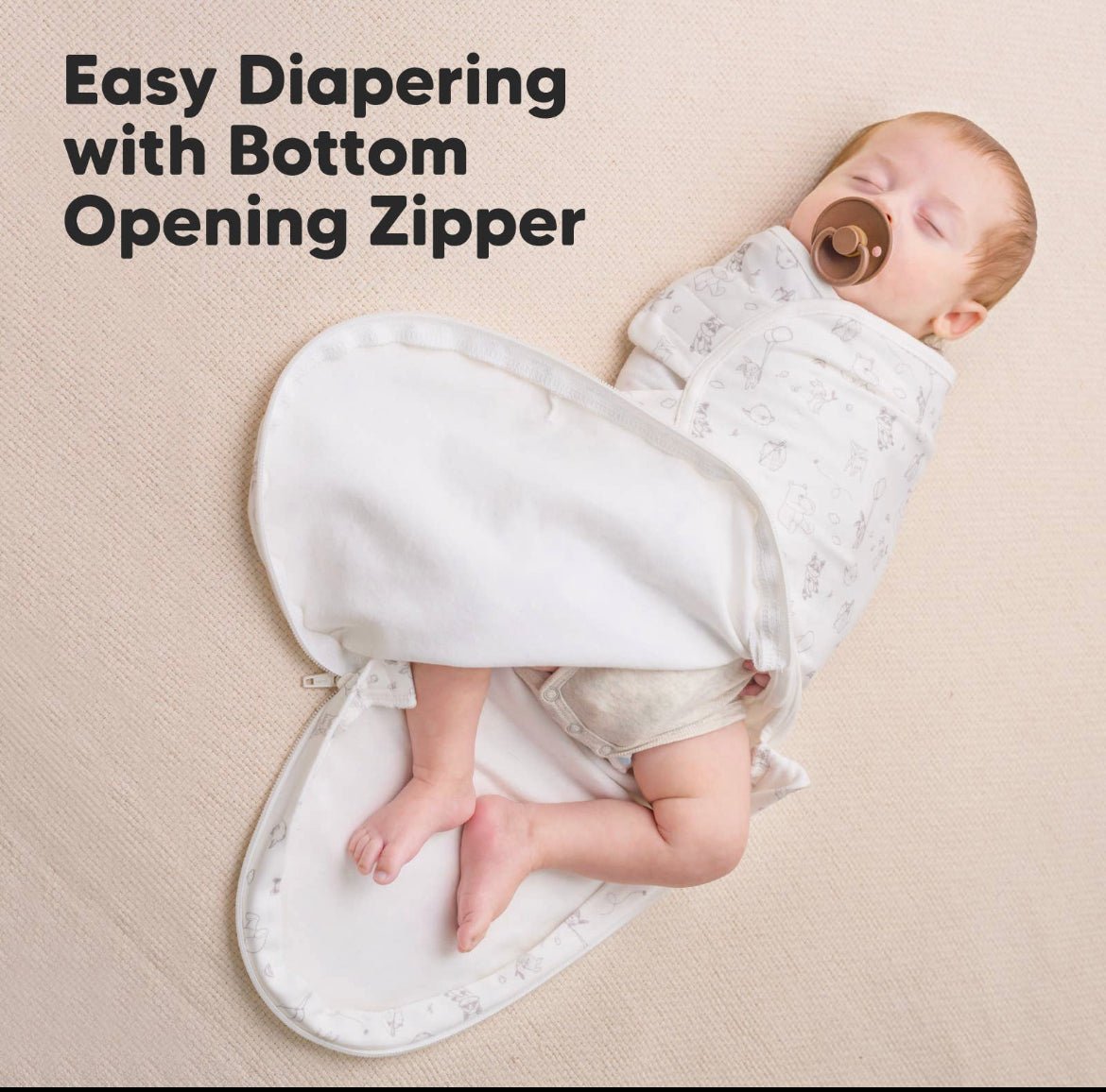 Zippy swaddle cheap by sleeping baby