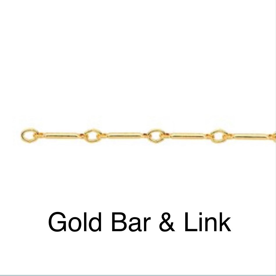 Bar & Link Gold Plated - The Bump & Company LLC