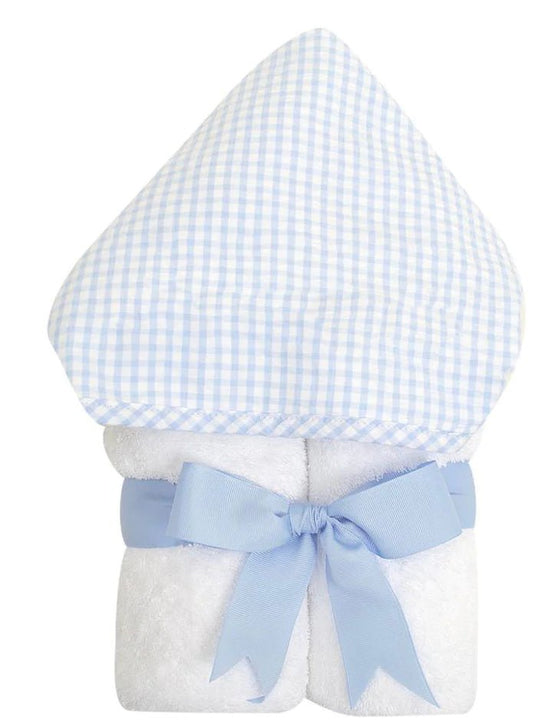 Blue Checkered Hooded Towel - The Bump & Company LLC