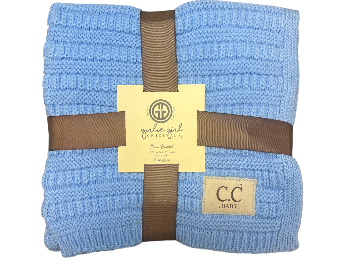 C.C. Baby Throw Blanket - The Bump & Company LLC