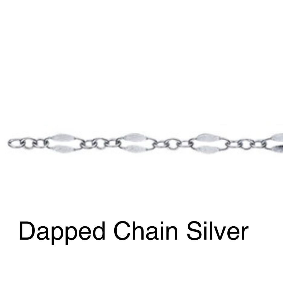 Dapped Chain Sterling Silver - The Bump & Company LLC