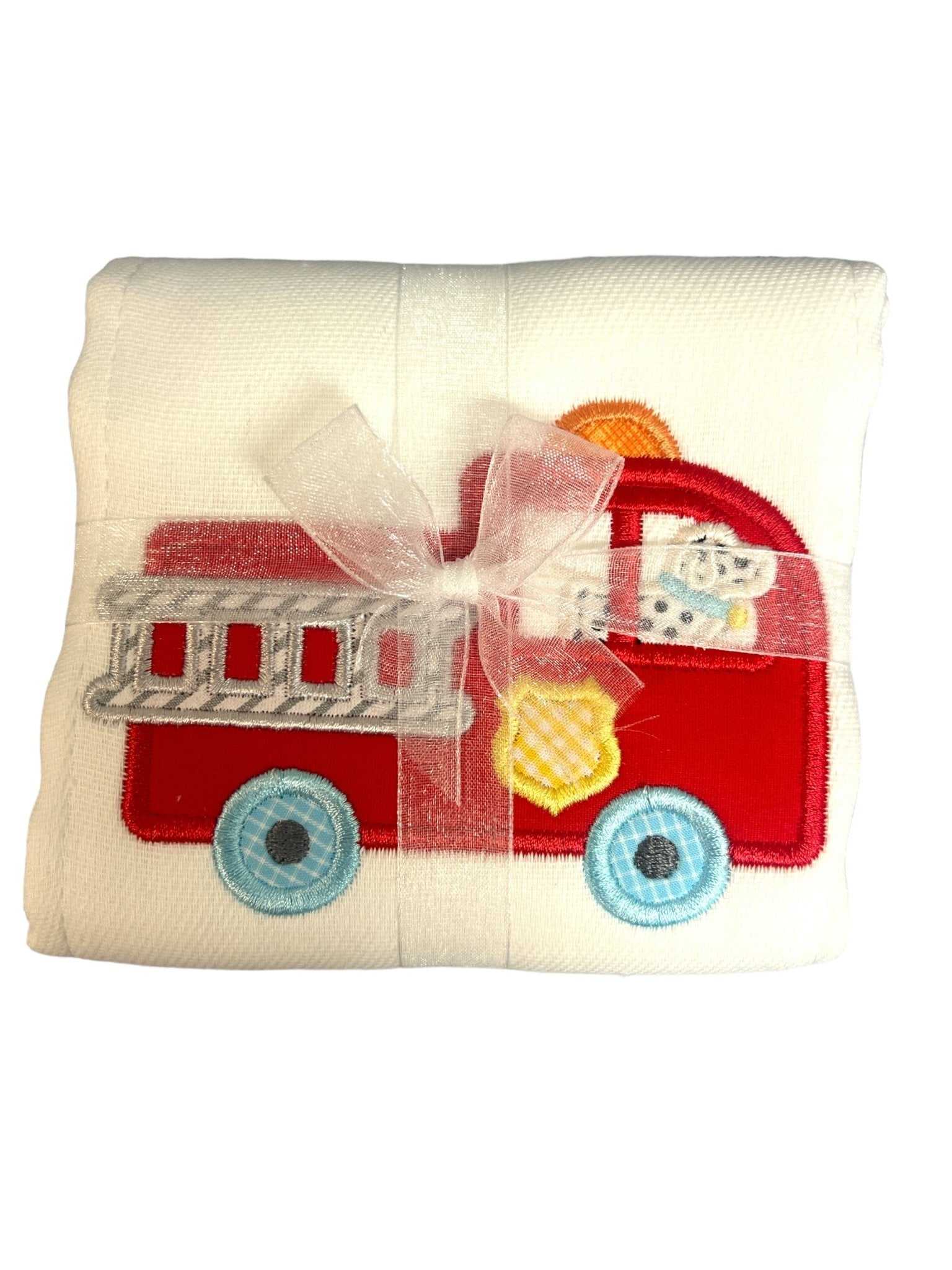 Fire Truck Burp Cloth - The Bump & Company LLC