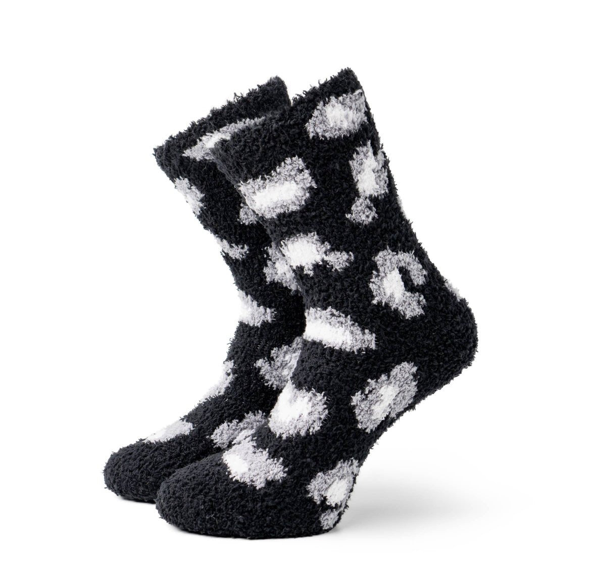 Fuzzy Leopard Socks - The Bump & Company LLC