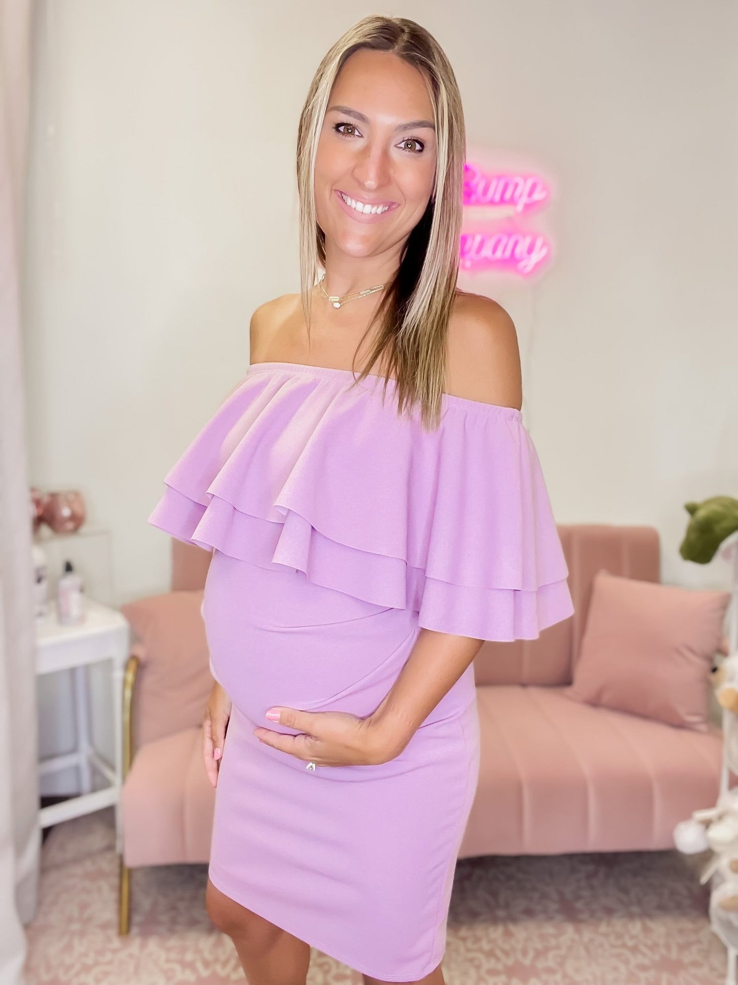 Lavender Kynzie Dress - The Bump & Company LLC