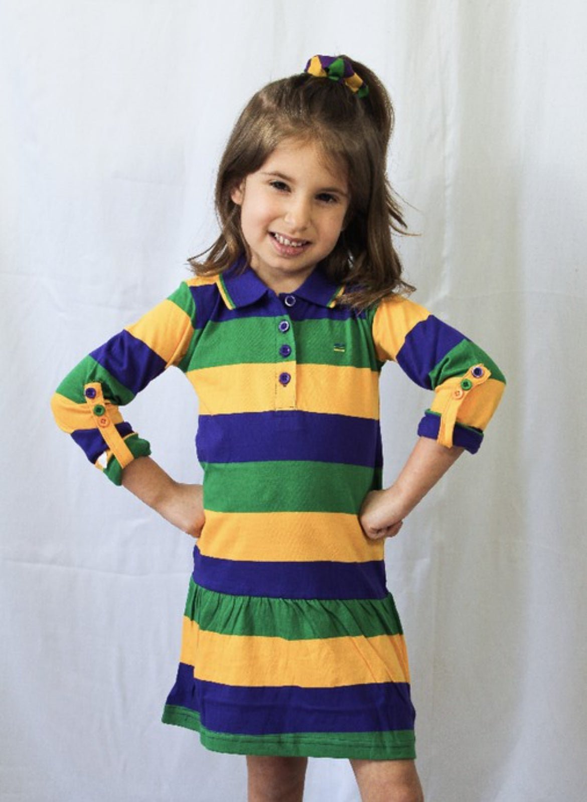 Little Girl Mardi Gras Dress - The Bump & Company LLC