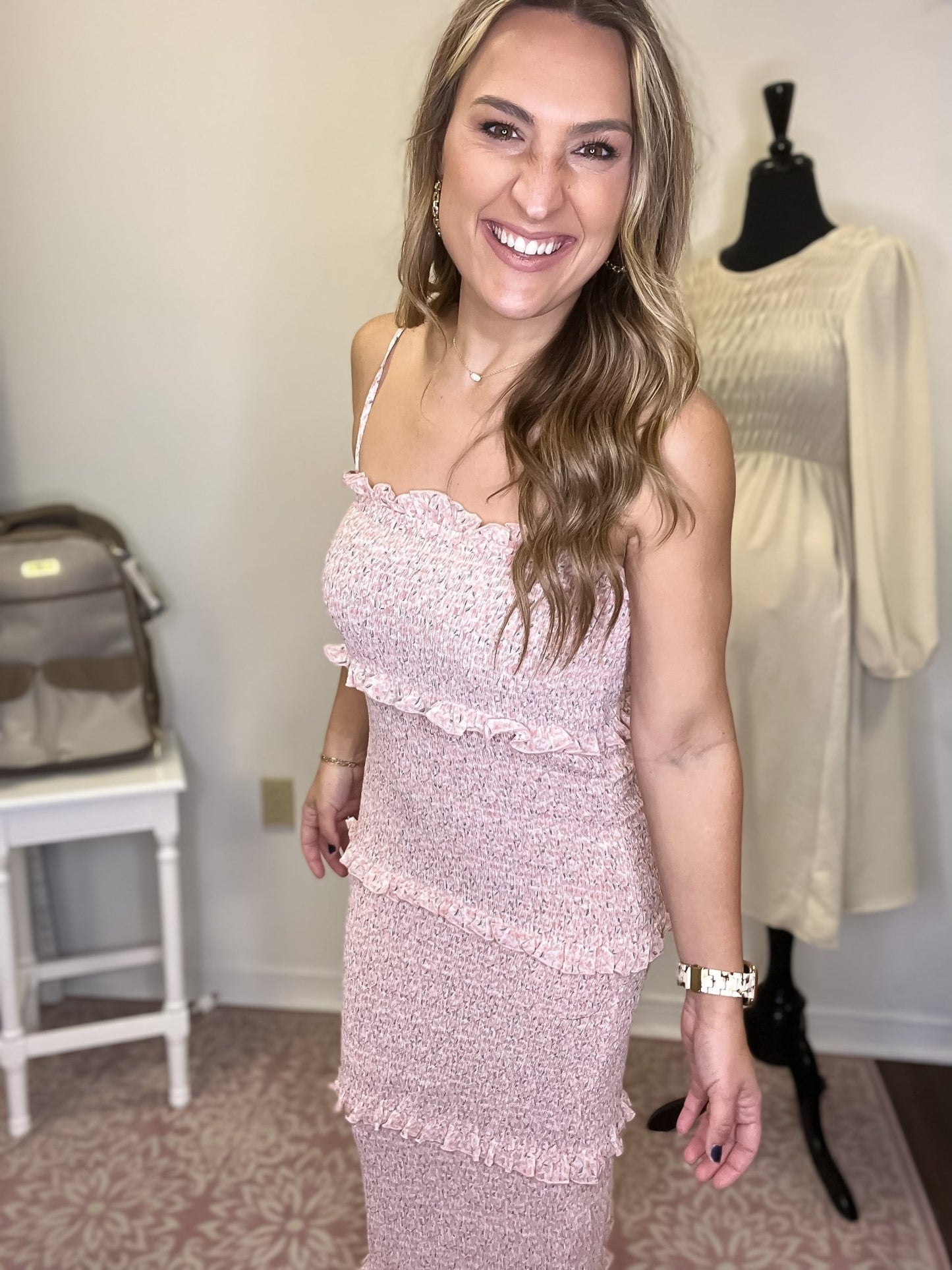 Madison Dress in Pink - The Bump & Company LLC