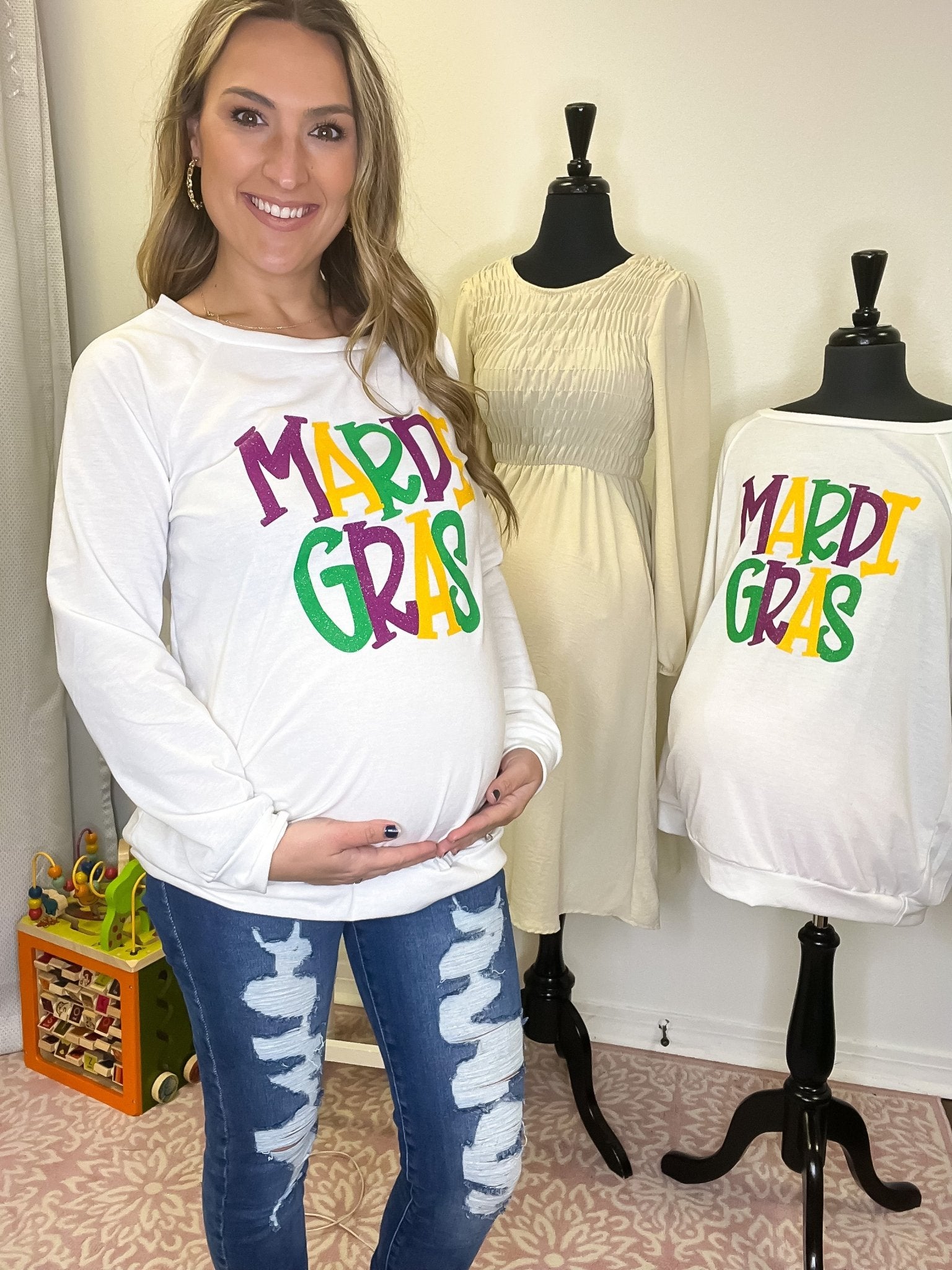 Mardi Gras Pullover - The Bump & Company LLC