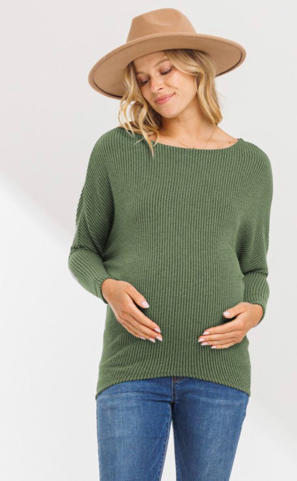 Olive Sweater Weather Top - The Bump & Company LLC