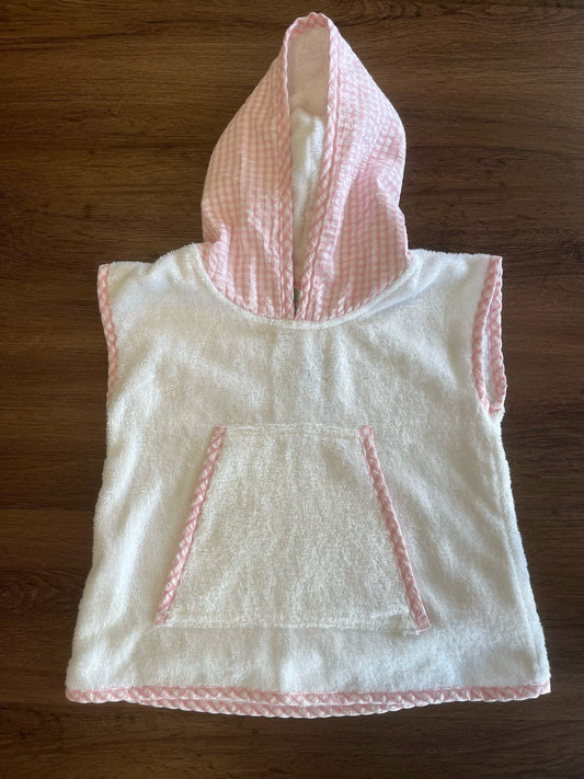 Pink Checkered Hooded Towel - The Bump & Company LLC