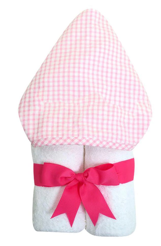 Pink Checkered Hooded Towel - The Bump & Company LLC